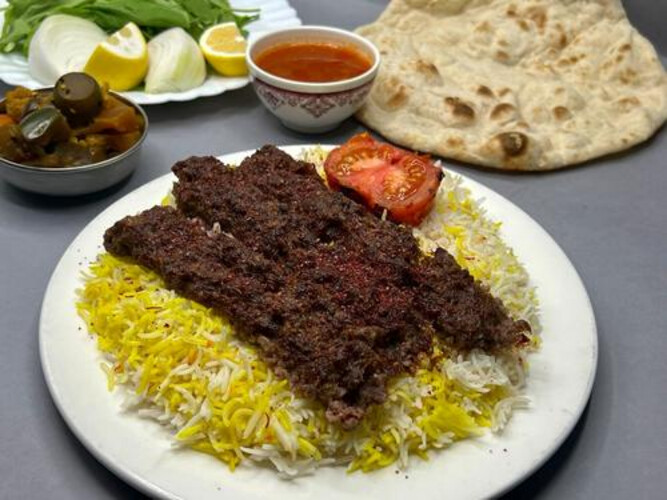Kebab with Rice