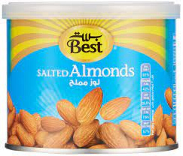 Deema Best Salted Almonds, 110 Grams Box