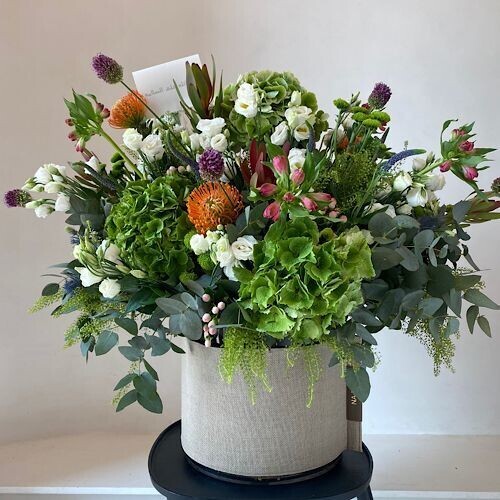 shades of colors big vase