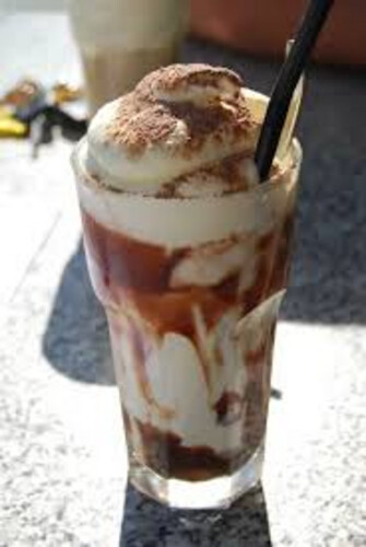 ice chocolate drink