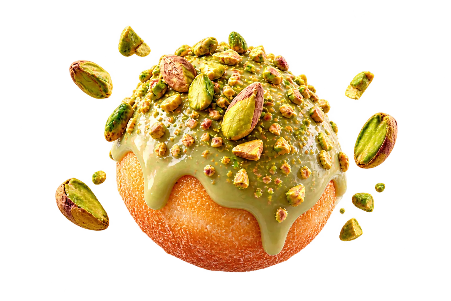 Pistachio Munch mini donut bites