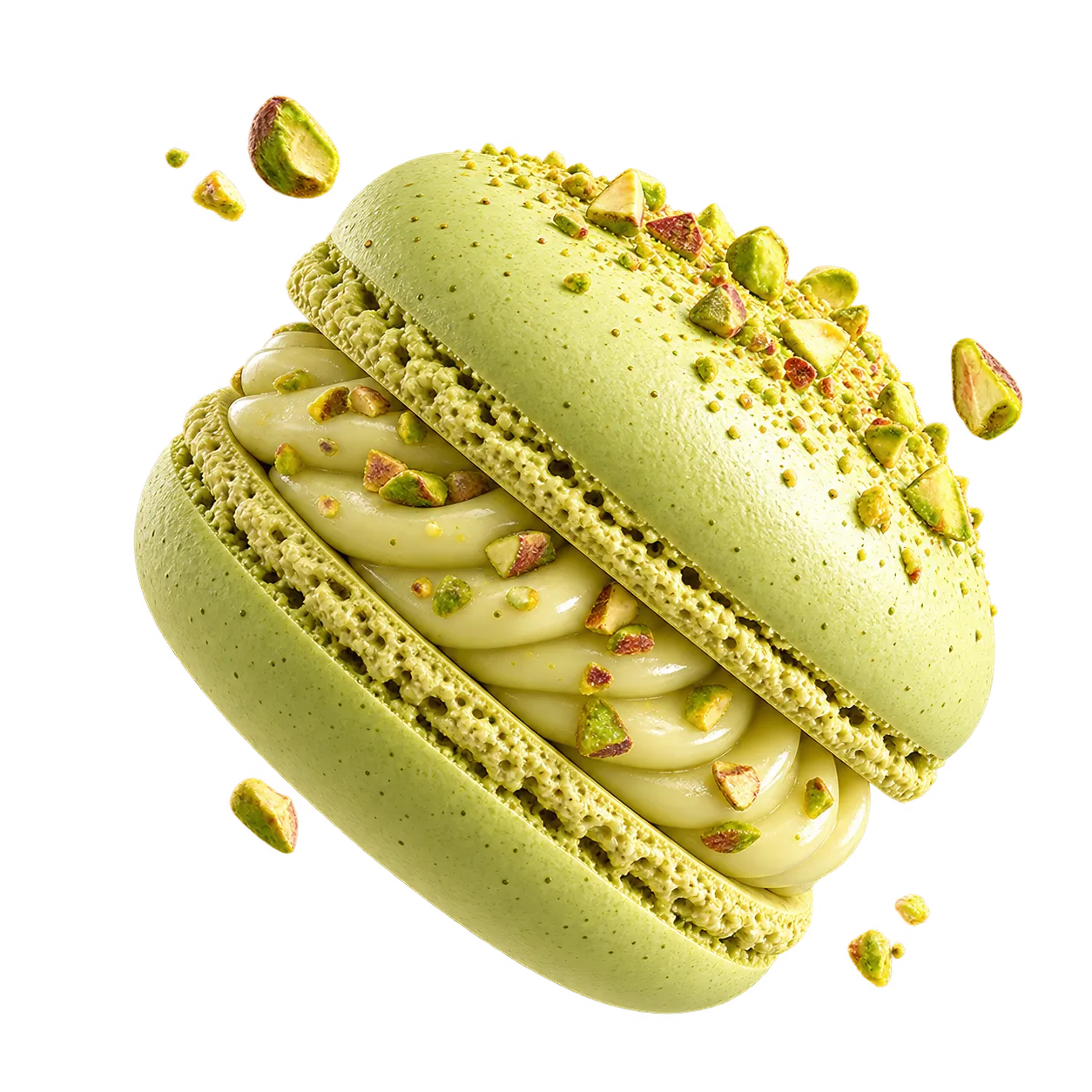 Pistachio macaron