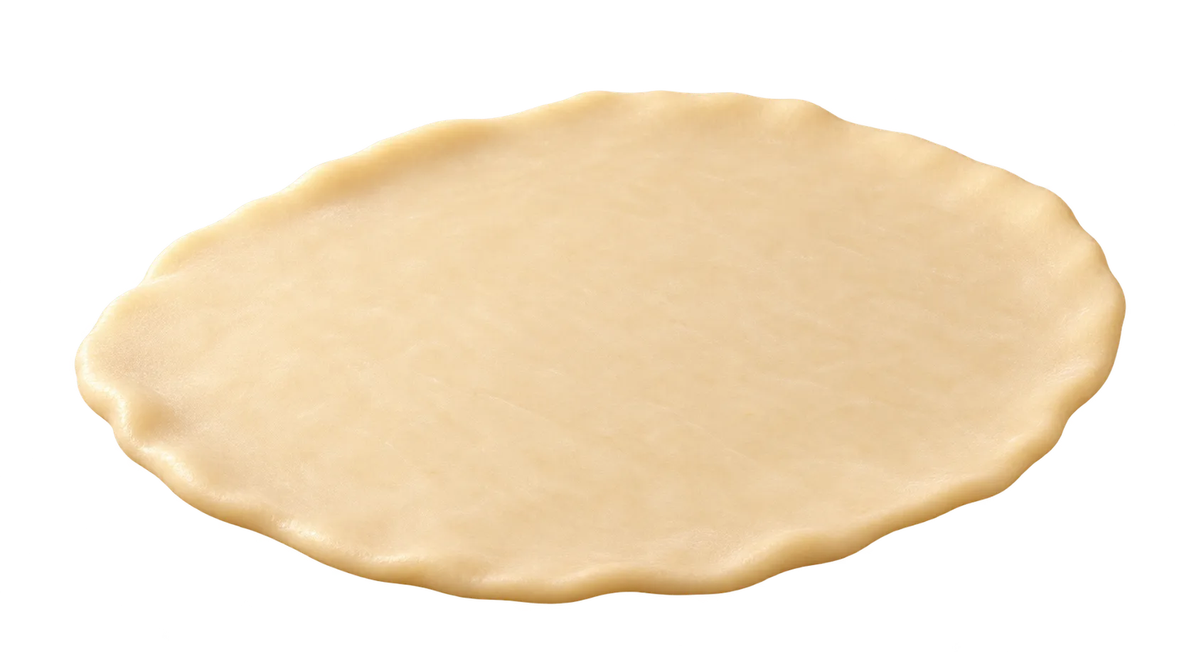 Rolled dough on the worktop