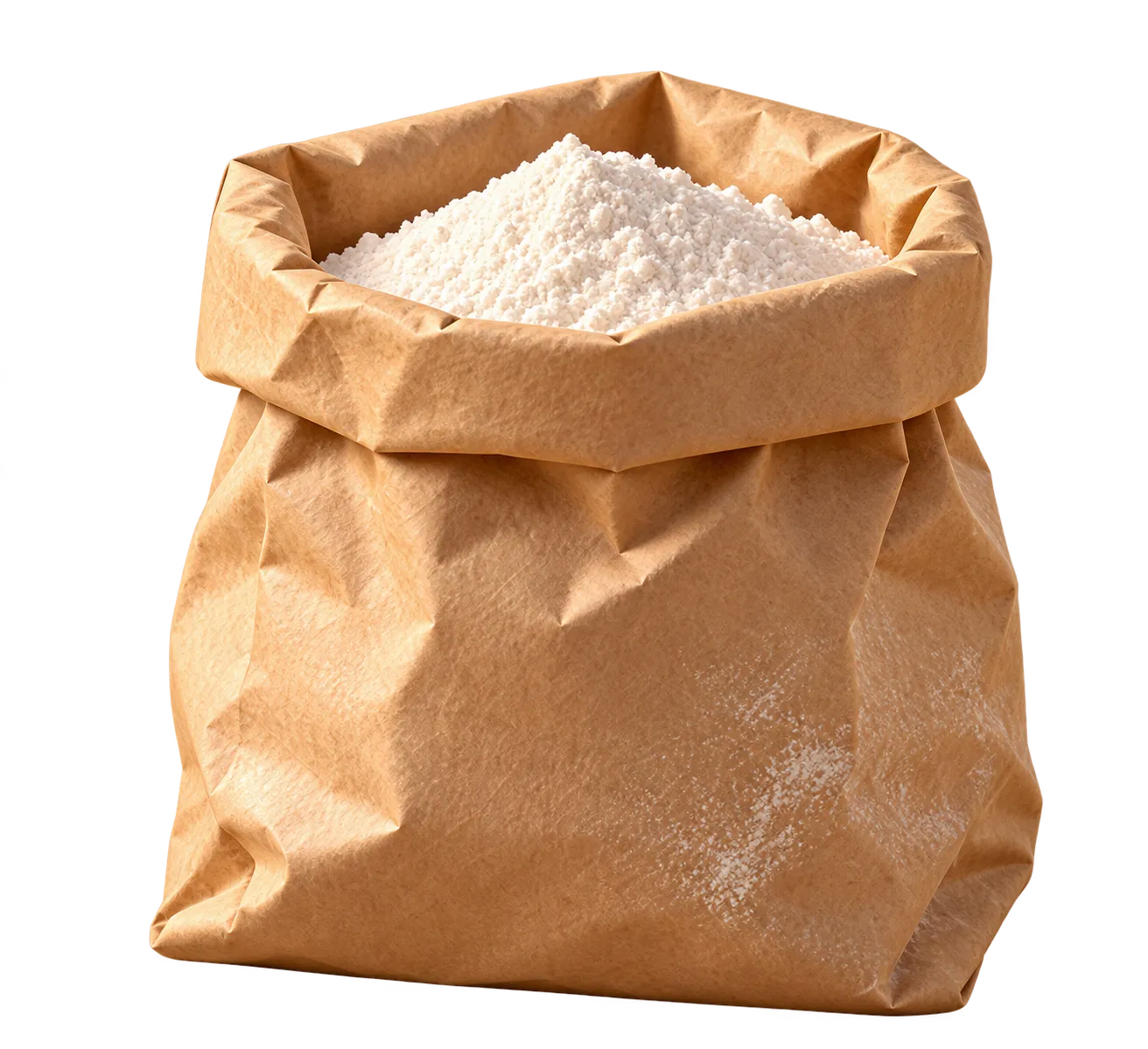 A paper bag of flour